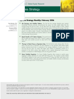 Options Strategy Monthly: February 2006: Q4 Earnings and Volatility Patterns