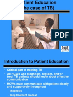 7.0 Patient Education