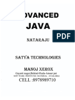 Advanced Java Notes by Nataraz Sir JavabynataraJ