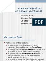 Advanced Algorithm Design and Analysis (Lecture 8) : SW5 Fall 2004