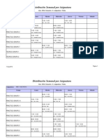 Asignaturas 2do. Semestre 2014