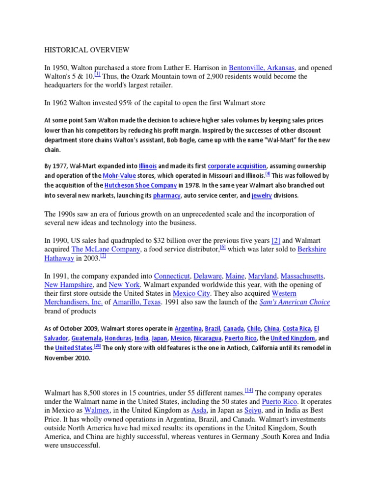 Walmart Project | PDF | Walmart | Supply Chain Management