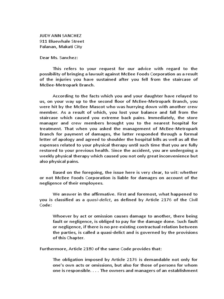 Legal opinion essay image