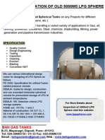 Recertification of Old 5000m3 LPG Sphere