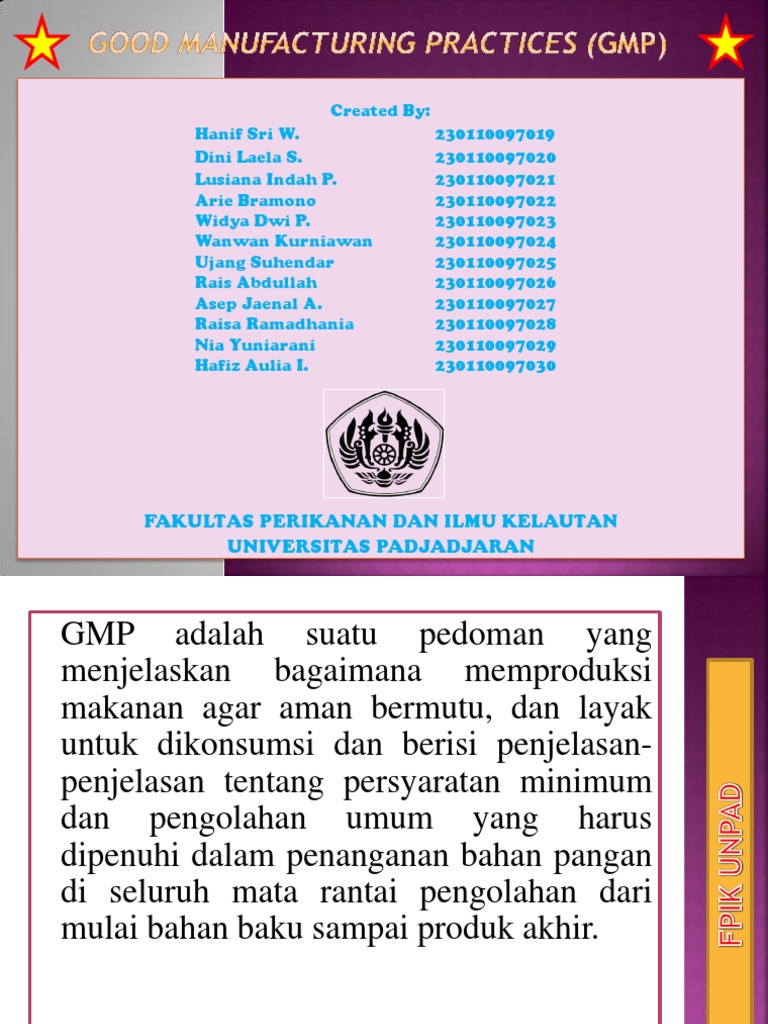 Materi GMP | PDF