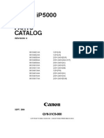 Canon PIXMA IP5000 Parts Catalog