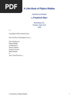 Download A Little Book of Filipino Riddles by Gutenbergorg SN2397778 doc pdf