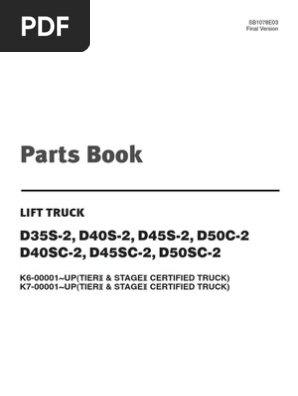 Daewoo لیفتراک یی Db58 D35s 2 D40s 2 Motor Vehicle Car
