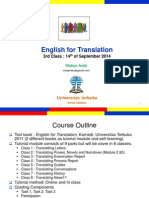 English For Translation Class3 Module4 (20140914)