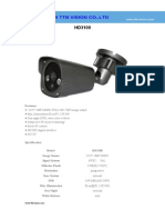 HD SDI Camera HD3100 Specification-TTB Vision Co.,Ltd-www.ttbvision.com