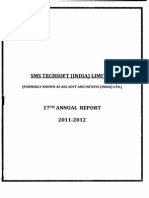 SMSTECHSOFT (I) LTD Annual Report 2011-12