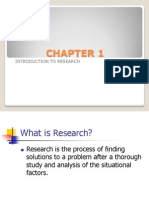 1. Introduction to Business Research