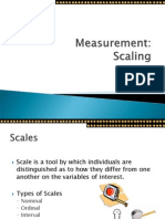 7. Measuring(Scaling) Variables