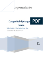 Congenital Diaphragmatic Hernia Case Study