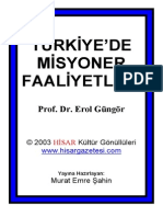 Erol Güngör - Türkiye'de Misyoner Faaliyetleri PDF