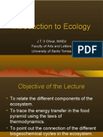 BIOLOGY - Introduction to Ecology