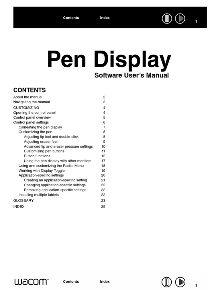 Pen Display: Software User's Manual | PDF