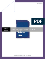 MMC SD Card Interfacing and FAT16 Filesystem
