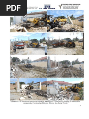 Laporan Dokumentasi Proyek Pembangunan Gedung Pa Poso 2014