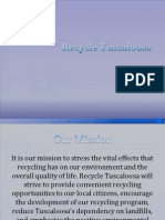 Recycle Tuscaloosa Presentation Example