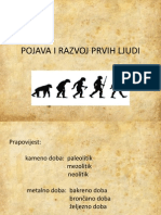 Pojava I Razvoj Prvih Ljudi