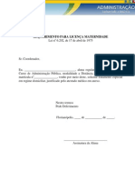 1.1 Requerimento Licença Maternidade