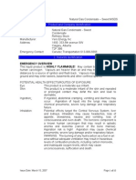 MSDS Natural Gas Condensate - Sweet