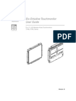 E Lo Entuitive Touchmonitor User Guide: For 17" LCD Modular Kiosk Touchmonitors 1746L/1749L Series