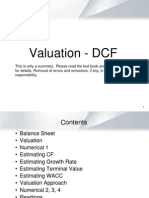 Valuation - DCF