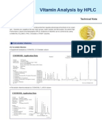 Vitamin Analysis by HPLC