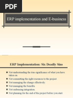 Download ERP Implementation and E-Business by abhinav pandey SN23982521 doc pdf