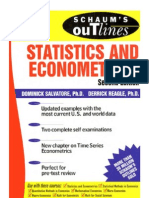 7 Statistics and Eco No Metrics (Schaum's Outline)