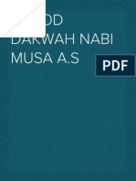 Metod Dakwah Nabi Musa A.S