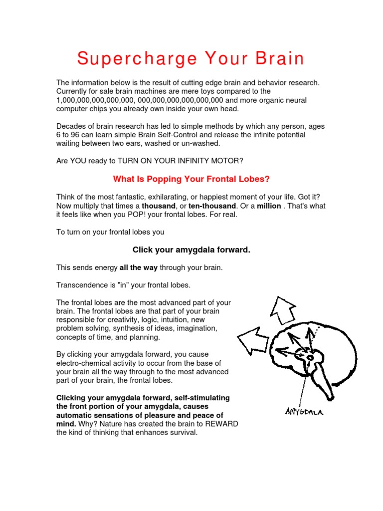 Supercharge Your Brain PDF Self Control SelfManagement