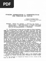 COSTA, Carlos Casimiro. Funções Jurisdicionais e Administrativas Dos Tribunais de Contas
