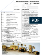 TS Dryer-System Checklist 05517206