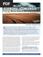 Download The So-Called Scientific Consensus Why the Debate on GMO Safety is Not Over by Food and Water Watch SN239842793 doc pdf