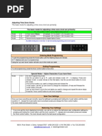 BRG Time Zone User Guide