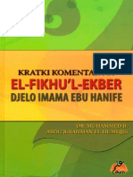 Kratki Komentar Na El-Fikhu-L-Ekber, Djelo Imama Ebu Hanife