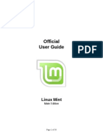 The Linux Mint User Guide