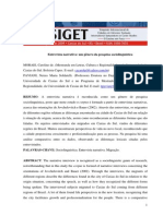 Entrevista Narrativa Um Genero Da Pesquisa Sociolinguistica