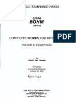 Böhm - Organ and Klavier Works Vol.2