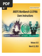 Download ANSYS Workbench LS-DYNA Users Instructions by Nenad Nestorovic SN239846002 doc pdf