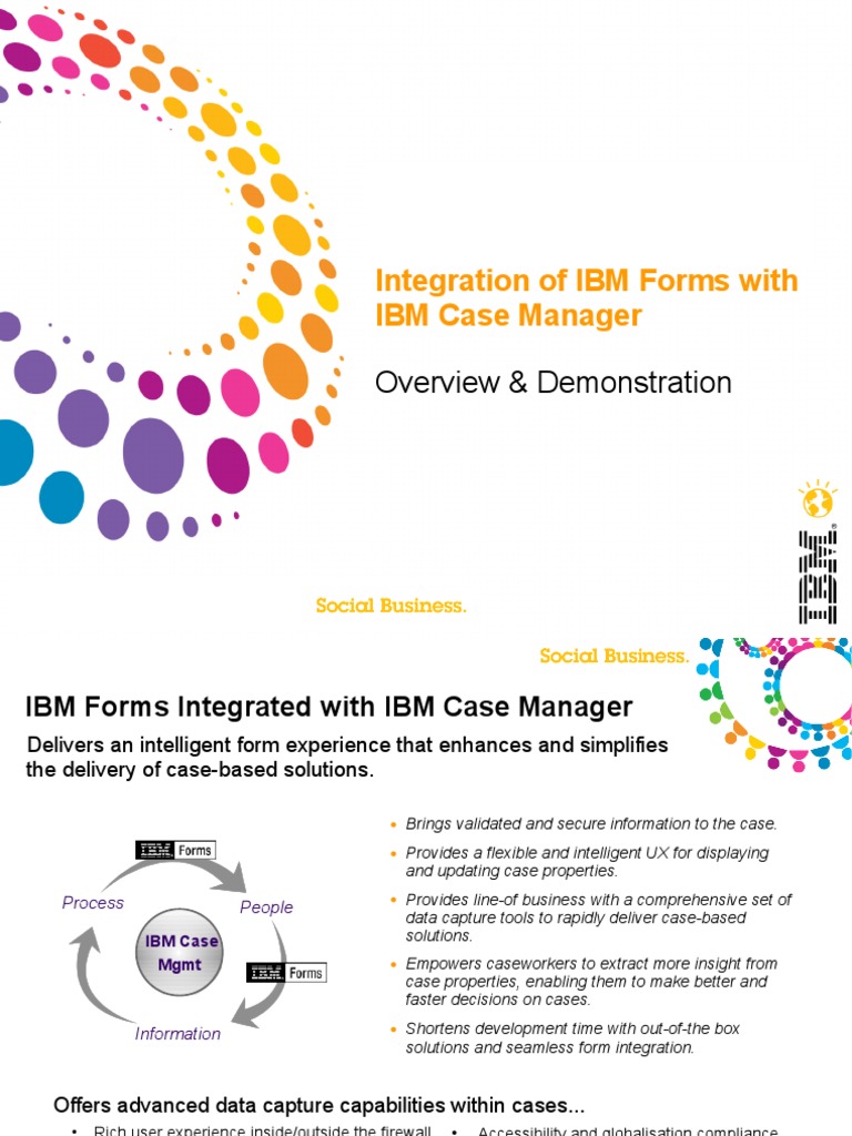 IBM Forms Value-Add for IBM Case Manager Customers | Widget (Gui