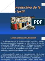 Cadena Productiva de La Industria Textil