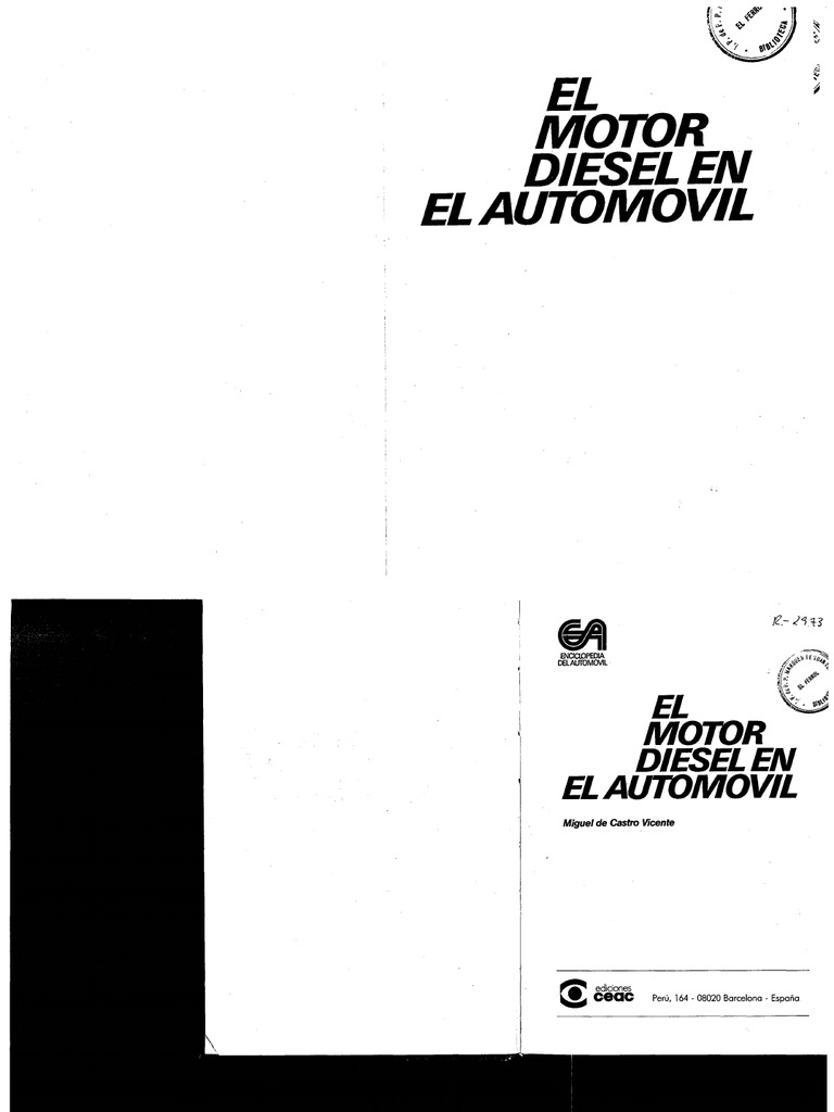 Cuánto Tiempo Tarda En Estropearse El Gasoil Mecanica El Motor Diesel en El Automovil | PDF | Motor de combustión  interna | Motor diesel