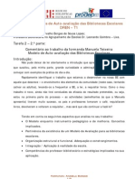 Tarefa2 Comentário ao trabalho de Manuela Teixeira