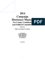 2014 Campaign Disclosure Manual - Jan 2014 Final