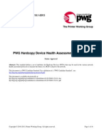 PWG Hardcopy Device Health Assessment Attributes: April 1, 2013 Candidate Standard 5110.1-2013