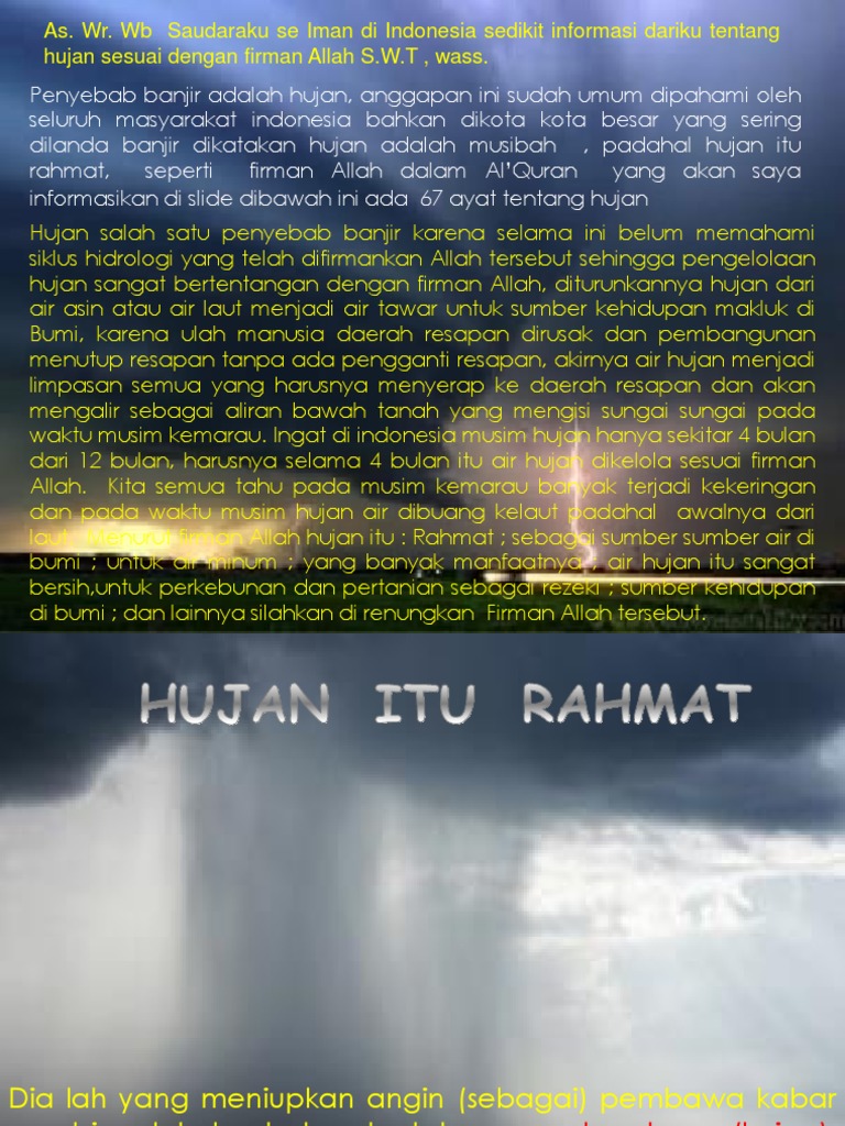 Ayat Ayat Alqur An Ttg Hujan